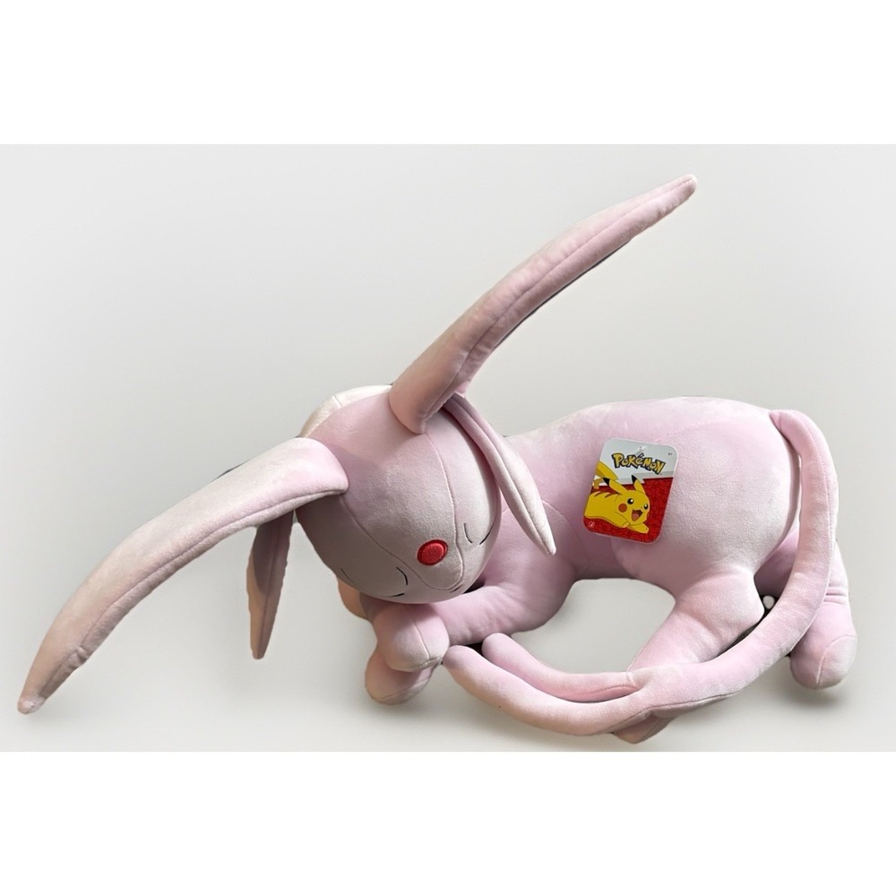 Pokemon Sleeping Espeon Plush‎ 18" Jazwares Brand New Eeveelution 2026